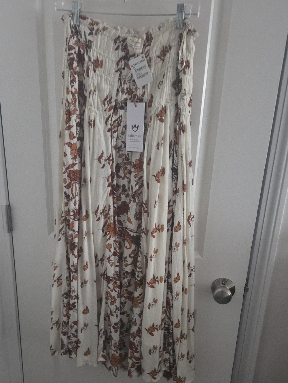 Talisman Cream Floral Maxi Skirt - Picture 1 of 3